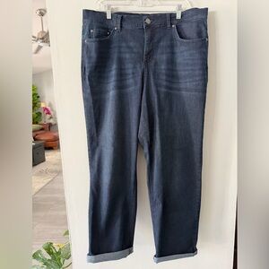 Terra & Sky Dark Blue straight Jeans stretched size 18 W